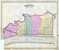 Index Map - Ironton, Lawrence County 1887